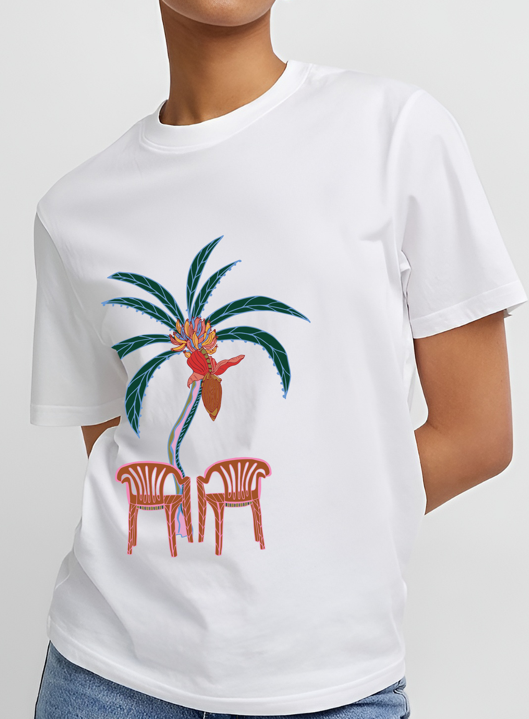 T-SHIRT PALM-BLOOM