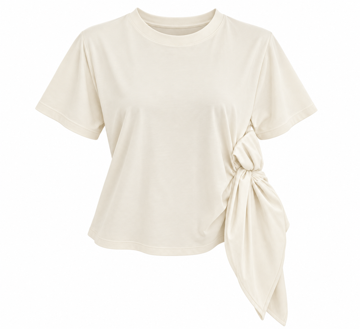 THE BOW TSHIRT IVORY