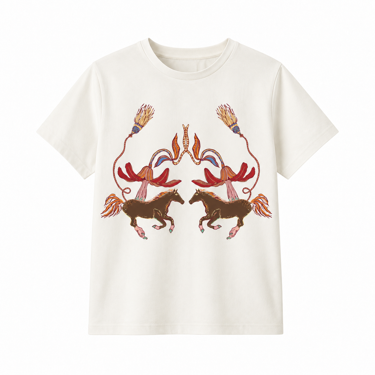 T-SHIRT TROPICAL HORSE